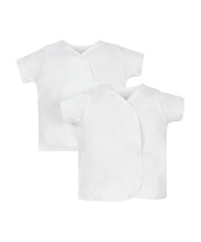 Load image into Gallery viewer, My First Short Sleeve Wrap Vests - 2 Pack
